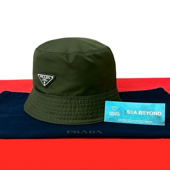 Prada Re-nylon Bucket Hat Triangle main image 6